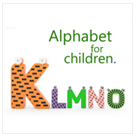 Alphabet for children. K L M N O